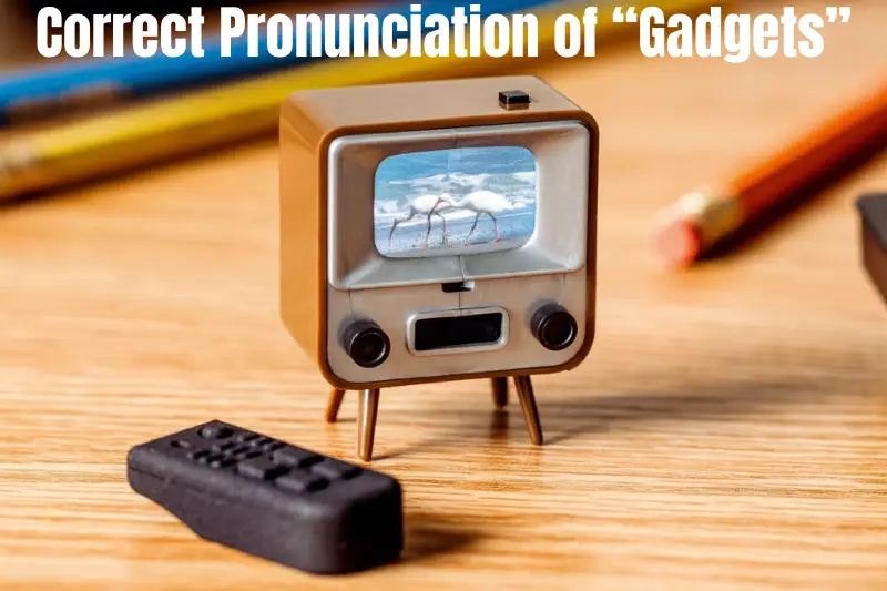 correct pronunciation of “gadgets”